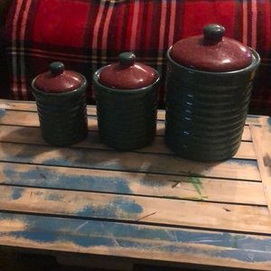 3 piece canister set